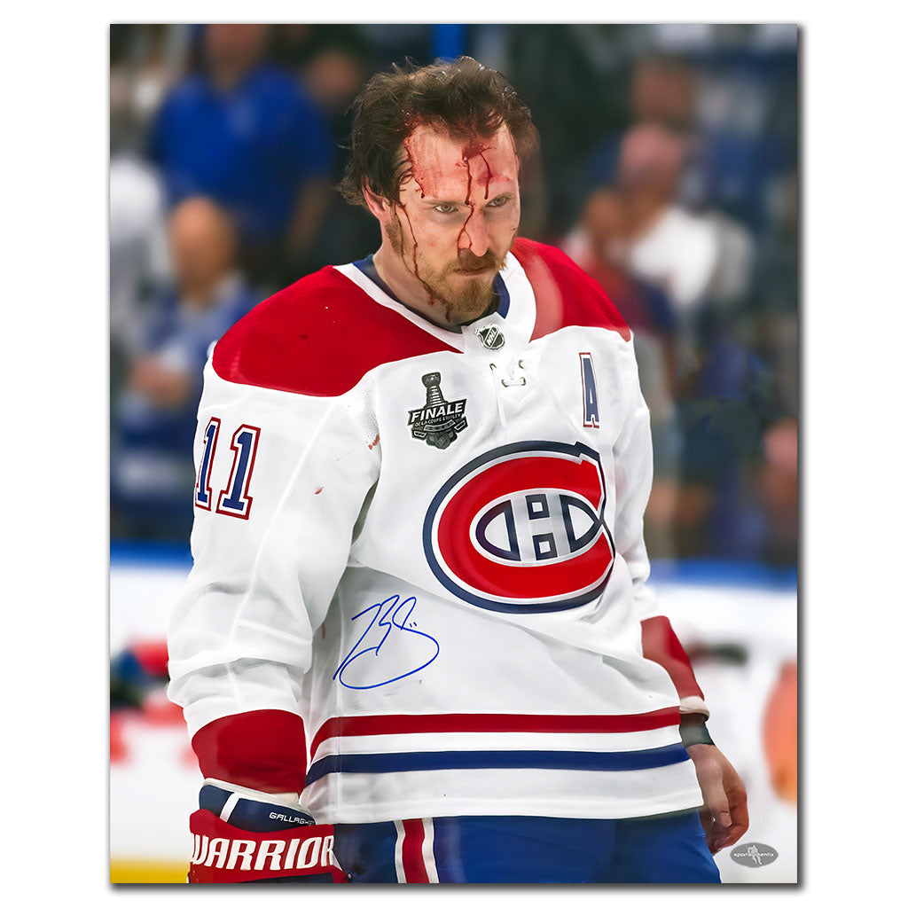 Brendan Gallagher Montreal Canadiens WARRIOR Autographed 16x20