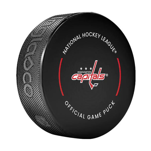 Mike Gartner Autographed Washington Capitals Official Game Puck · Pre-Order