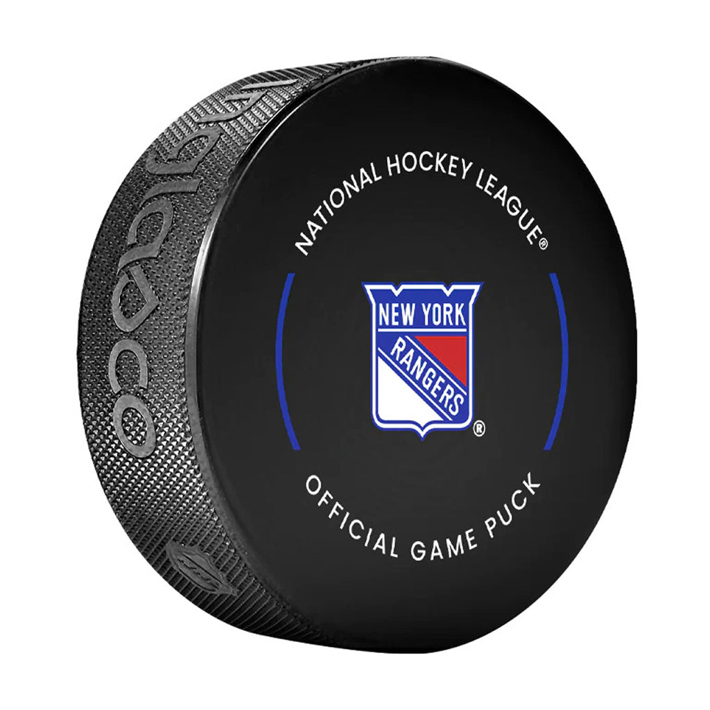 Mike Gartner Autographed New York Rangers Official Game Puck · Pre-Order