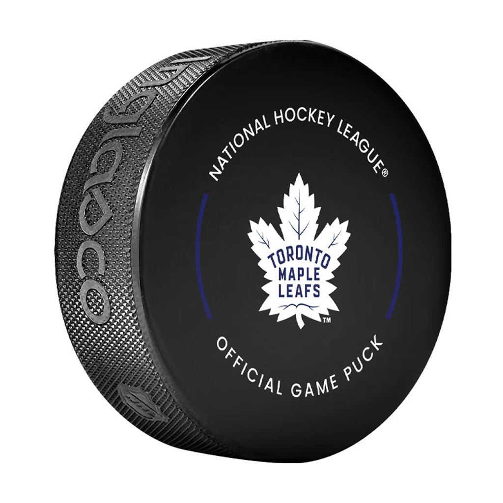 Mike Gartner Autographed Toronto Maple Leafs Official Game Puck · Pre-Order