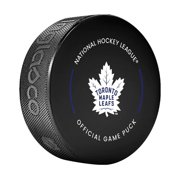 Mike Gartner Autographed Toronto Maple Leafs Official Game Puck · Pre-Order