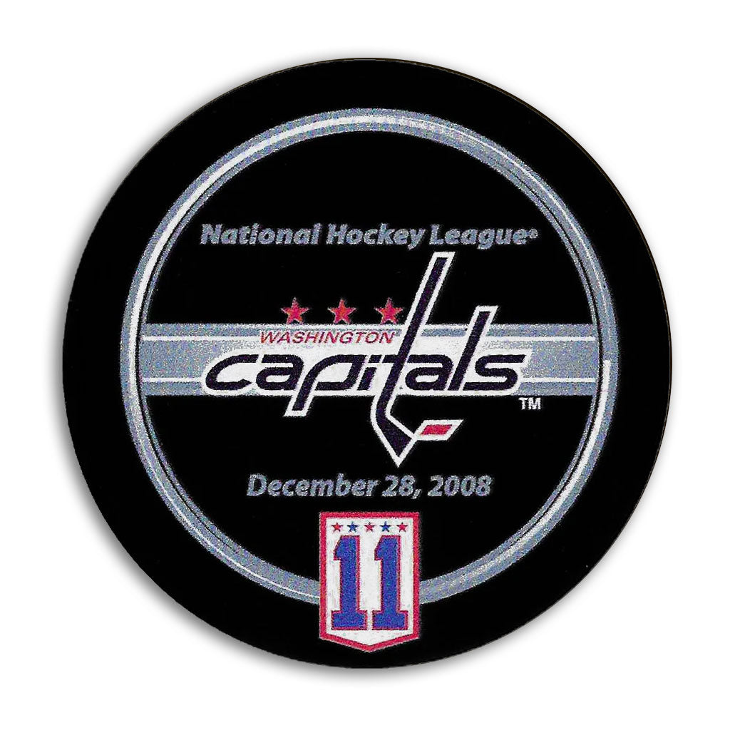 Mike Gartner Autographed Retirement Night Official Game Puck · Pre-Order