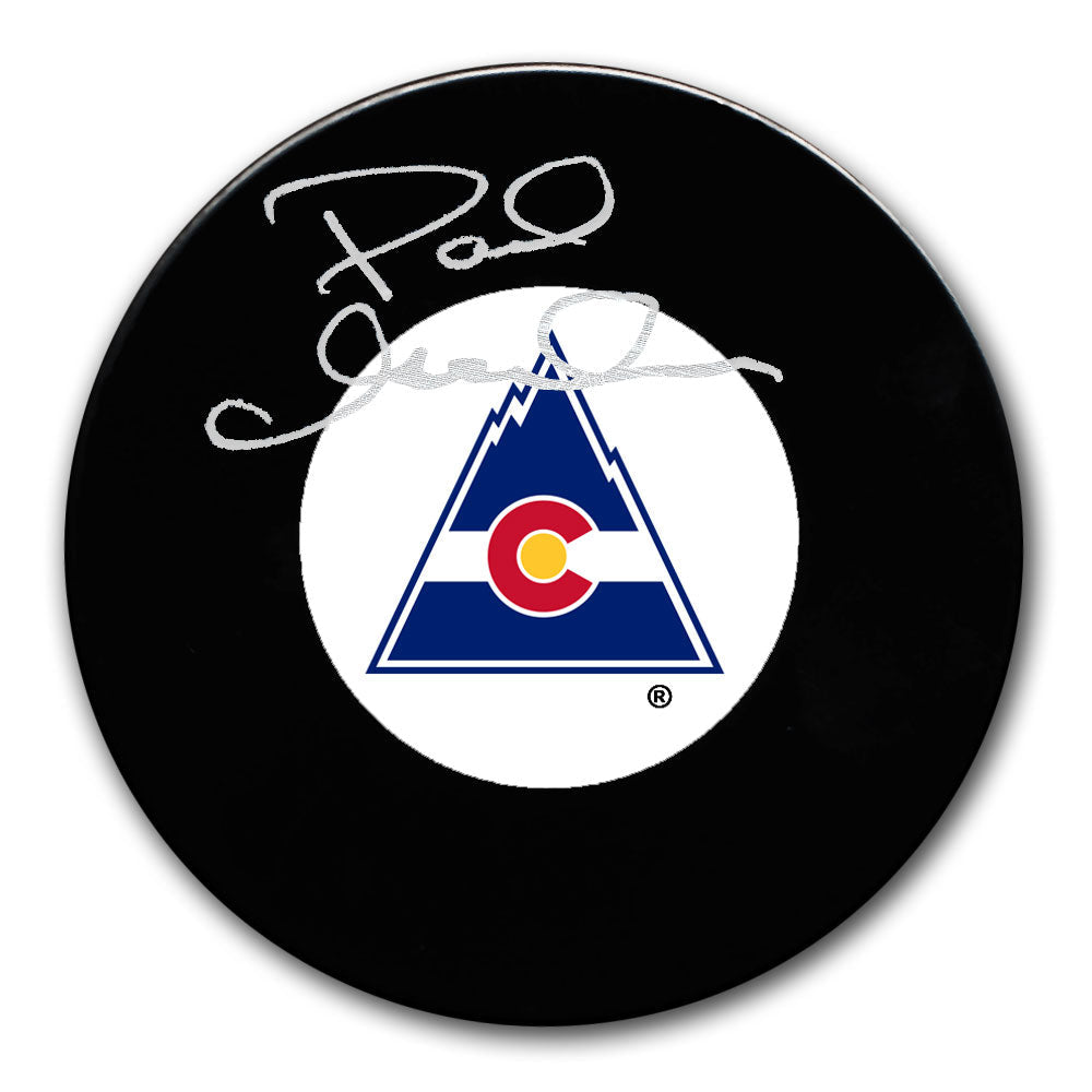 Rondelle autographiée par Paul Gardner des Rockies du Colorado