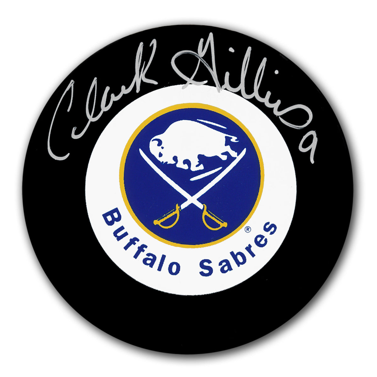 Clark Gillies Buffalo Sabres Autographed Puck - Sport Authentix Inc