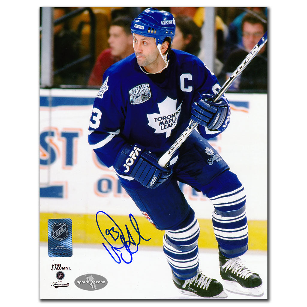 Doug Gilmour Toronto Maple Leafs CAPTAIN Autographed 8x10