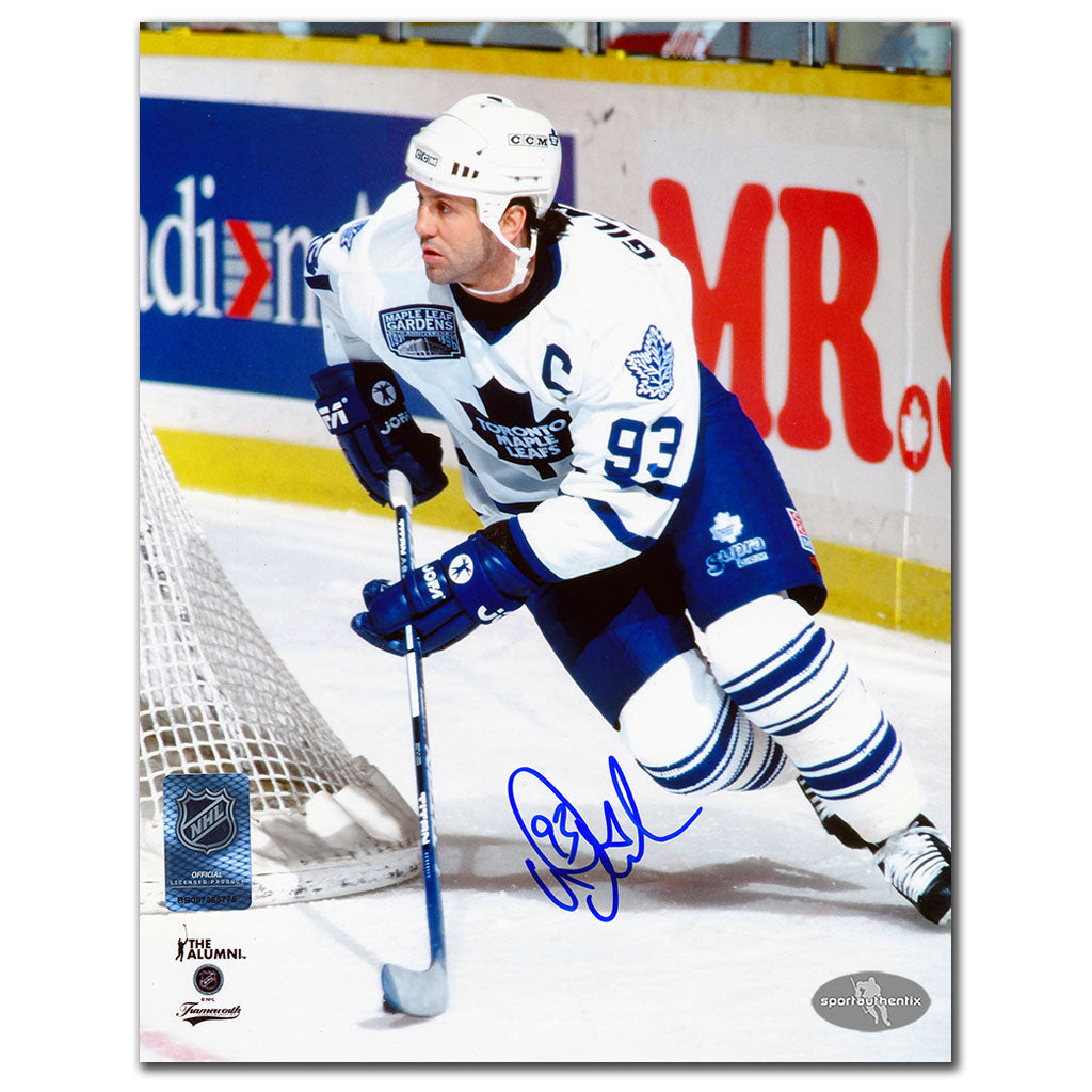 Doug Gilmour Toronto Maple Leafs RUSH Autographed 8x10