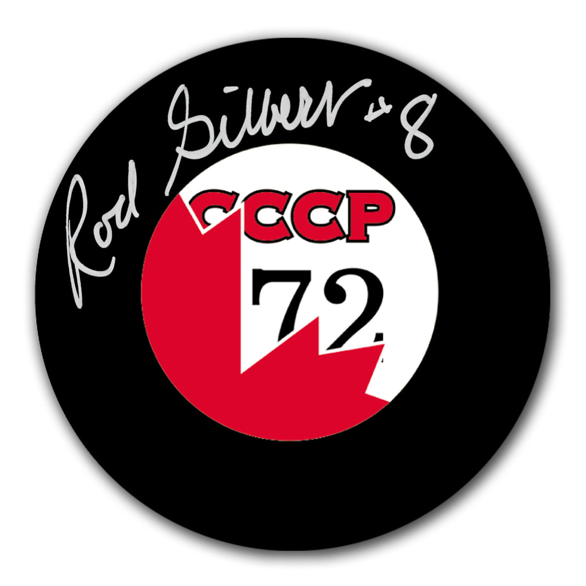 Rod Gilbert Team Canada 1972 Summit Series Autographed Puck - Sport Authentix Inc