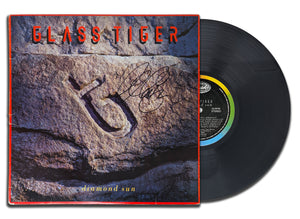 Alan Frew Signed Glass Tiger DIAMOND SUN Autographed Vinyl Album LP
