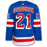 Barclay Goodrow New York Rangers Adidas Pro Autographed Jersey