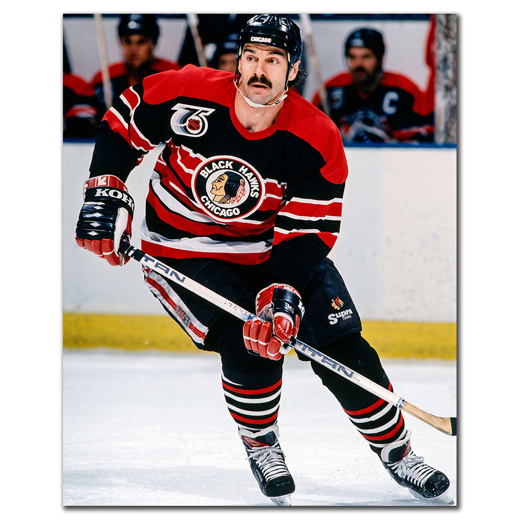 Michel Goulet Autographed Chicago Blackhawks 8x10 Photo · Pre-Order #3