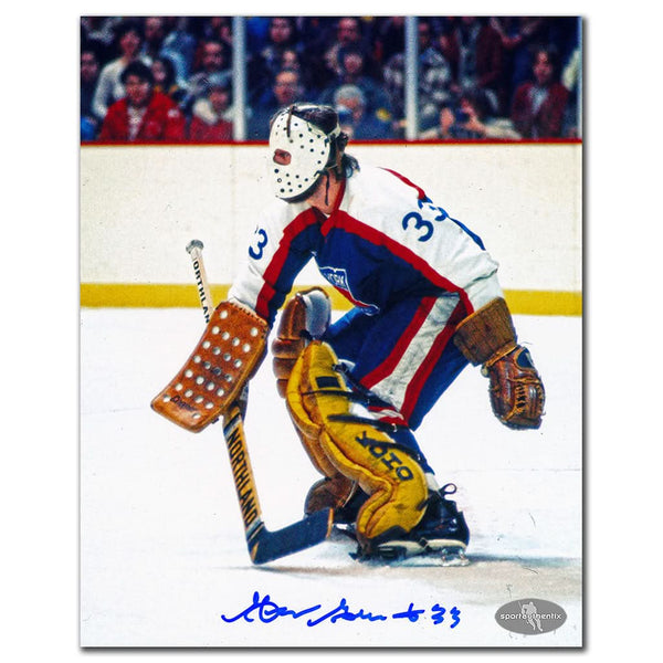Authentic Gilles Gratton New York Rangers ROOKIE Autographed 8x10 - SportAuthentix