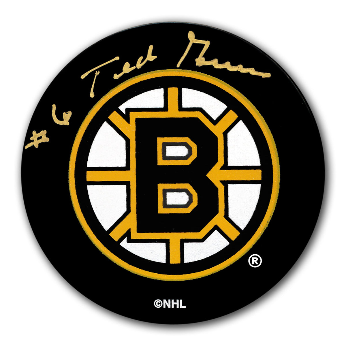 Ted Green Boston Bruins Autographed Puck - Sport Authentix Inc