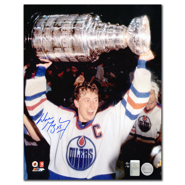 Wayne Gretzky autographed Edmonton Oilers 11x14 photo authenticated by WGA and limited to 99