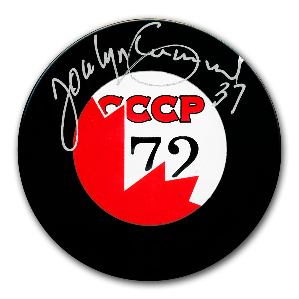 Jocelyn Guevremont Team Canada 1972 Summit Series Autographed Puck - Sport Authentix Inc