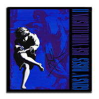 Axl Rose Signé Guns N' Roses USE YOUR ILLUSION II Album Vinyle Autographié LP