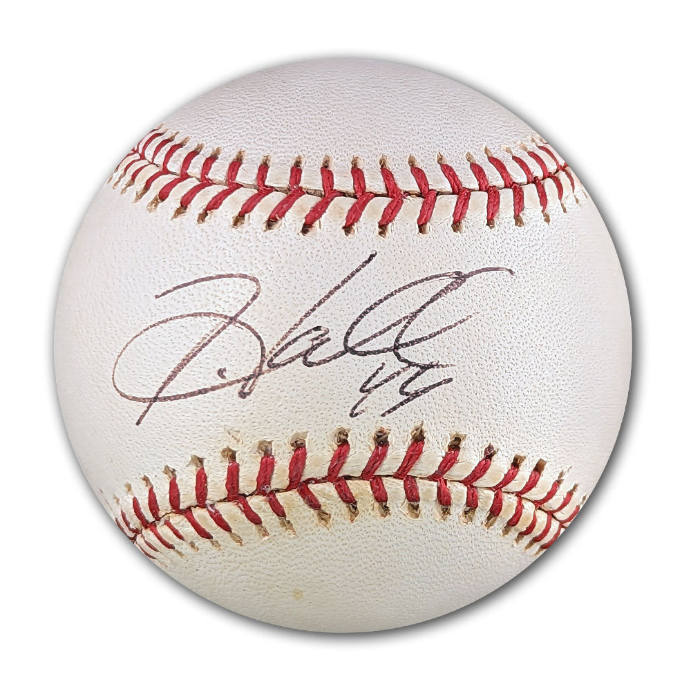 Toby Hall Autographed MLB Official Major League Baseball