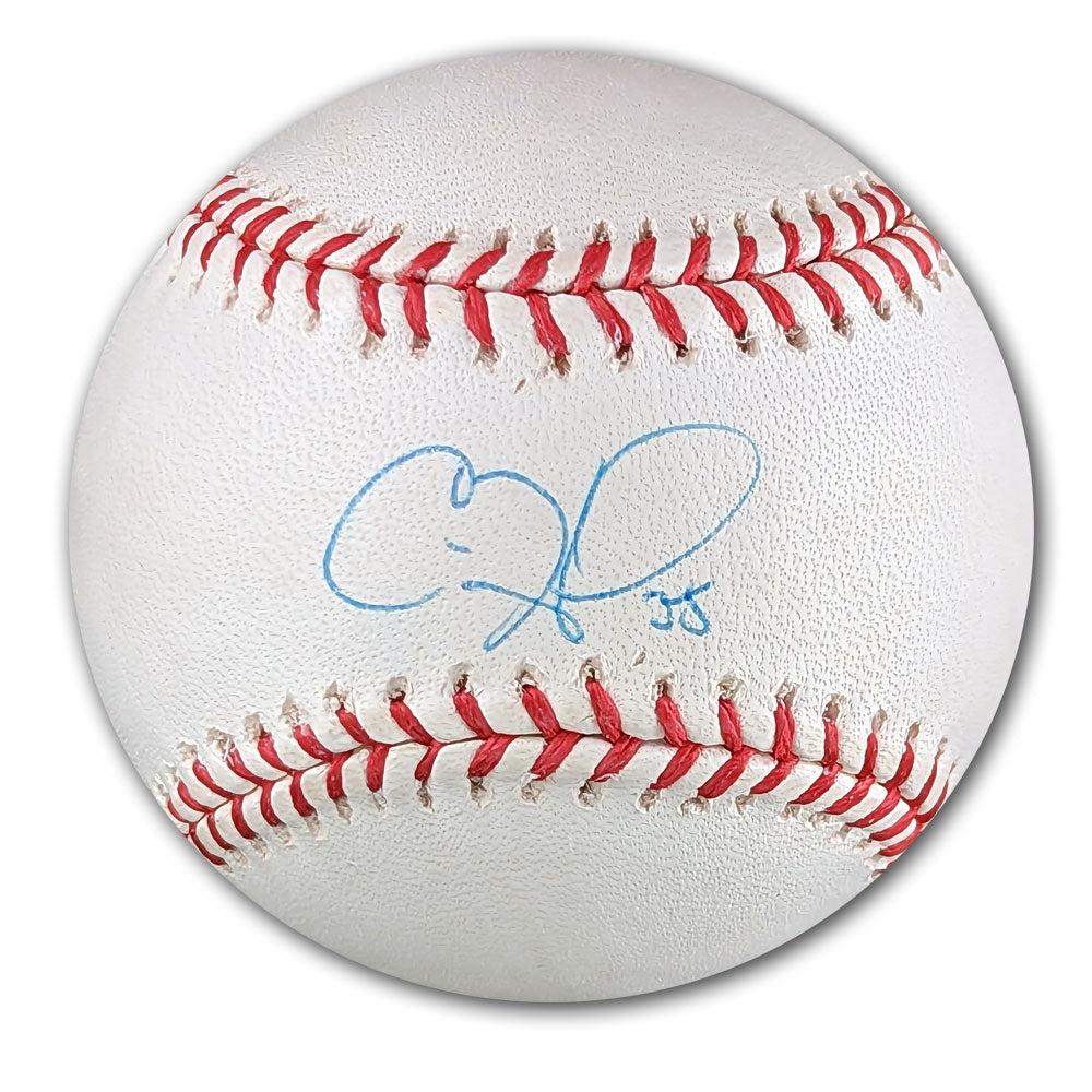 Cole Hamels Autographed MLB Official Major League Baseball