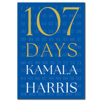 Kamala Harris 107 DAYS Signed First Edition Hardcover Book