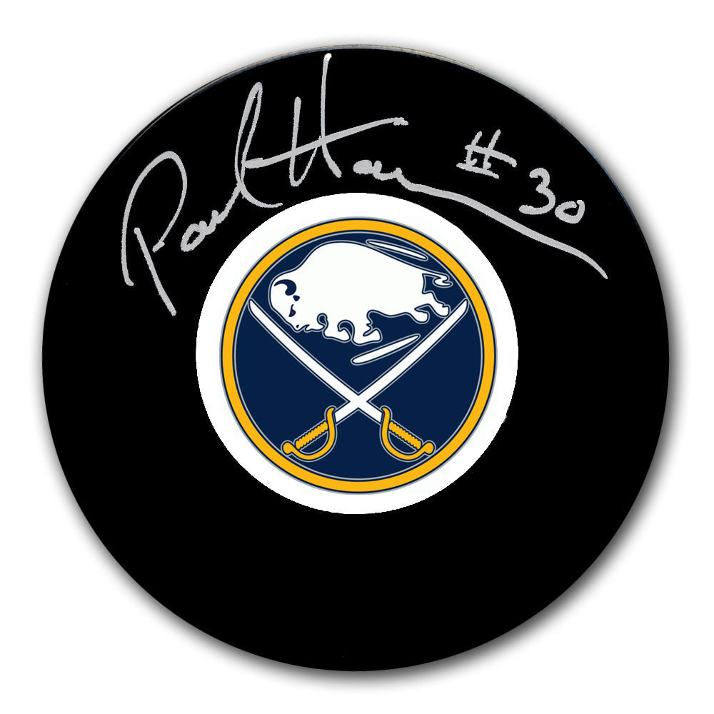 Paul Harrison Buffalo Sabres Autographed Puck
