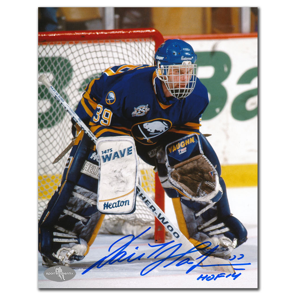 Dominik Hasek Buffalo Sabres HOF Autographed 8x10