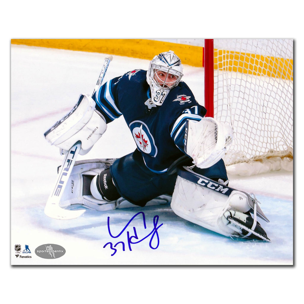 Connor Hellebuyck Winnipeg Jets Autographed 8x10 - Sport Authentix Inc