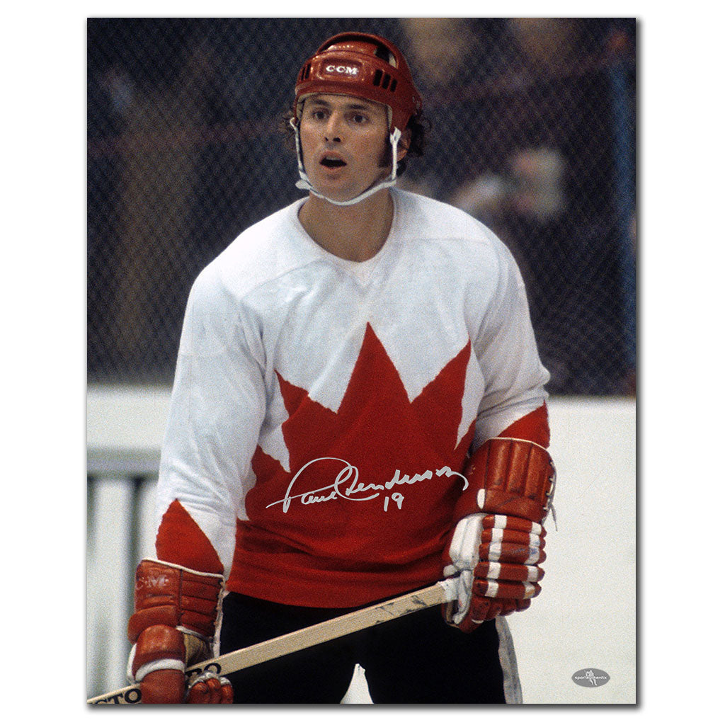 Paul Henderson Équipe Canada 1972 Summit Series Autographié 16x20