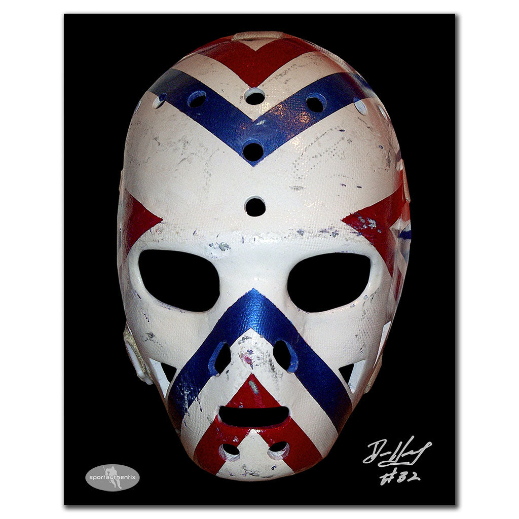 Denis Herron Montreal Canadiens MASK Autographed 8x10