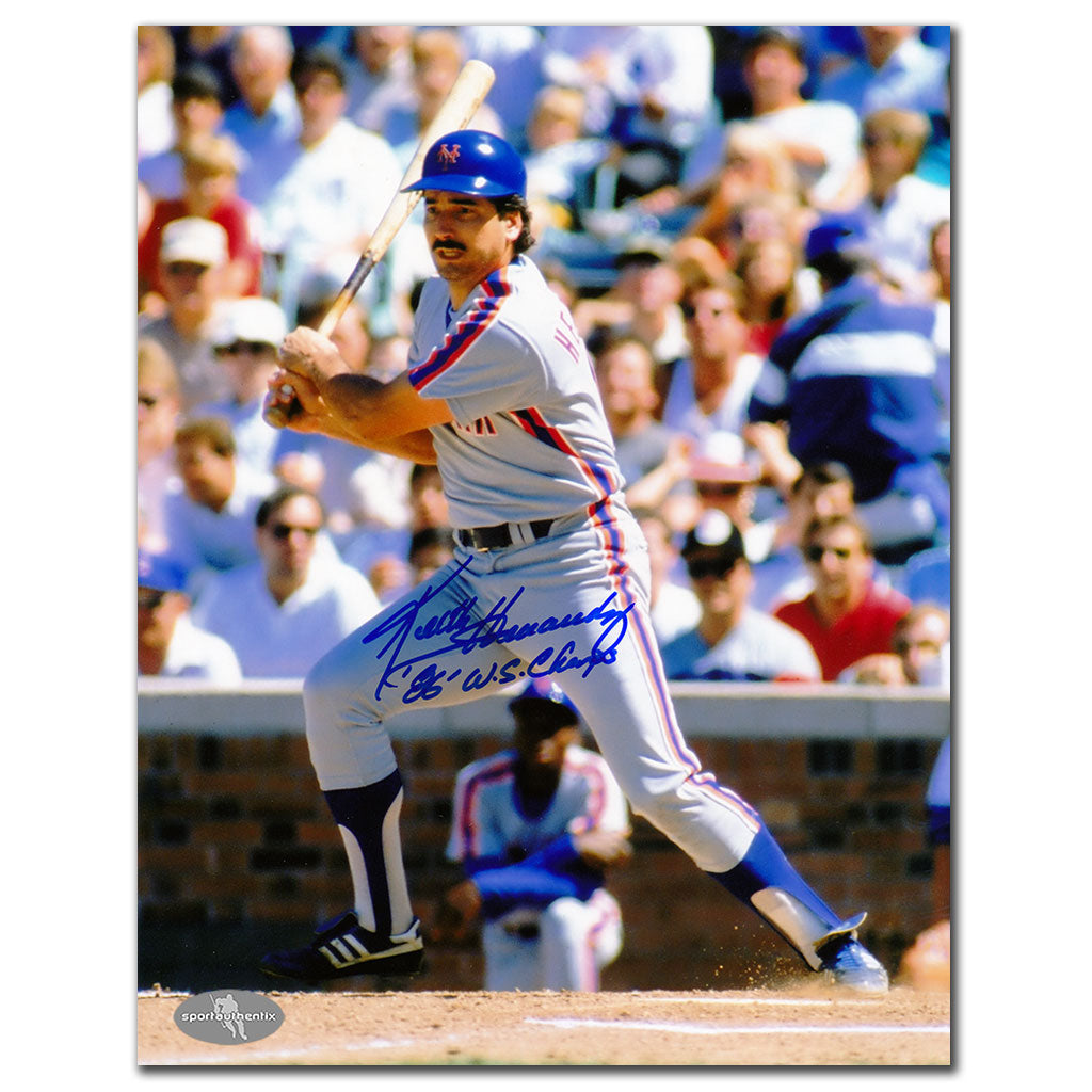 Keith Hernandez New York Mets 1986 WS Champs Autographed 8x10