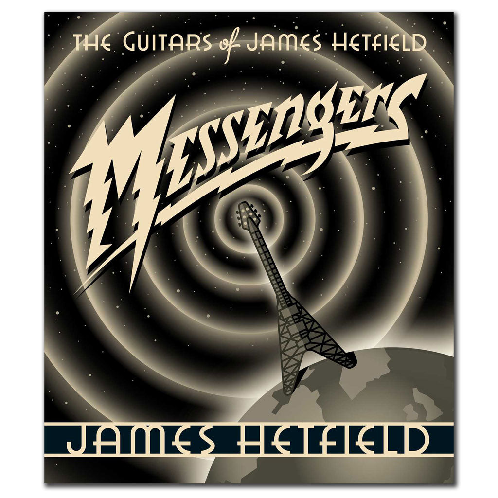 James Hetfield Metallica MESSENGERS Signed Hardcover Book
