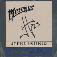 James Hetfield Metallica MESSENGERS Signed Hardcover Book