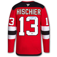 Nico Hischier New Jersey Devils Fanatics Premium Autographed Jersey