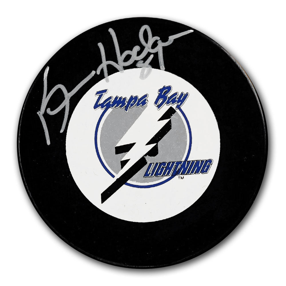 Ken Hodge Rondelle autographiée du Lightning de Tampa Bay