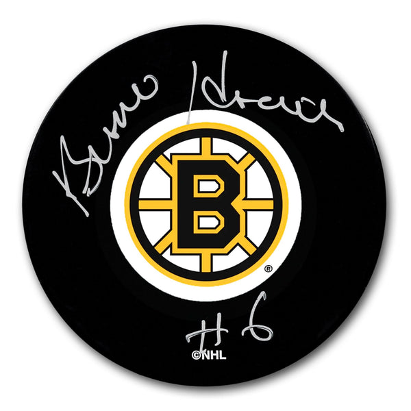Authentic Bronco Horvath Boston Bruins Autographed Puck - SportAuthentix