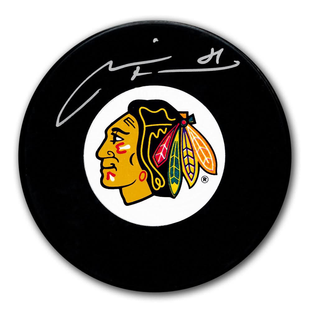 Authentic Marian Hossa Chicago Blackhawks Autographed Puck - SportAuthentix