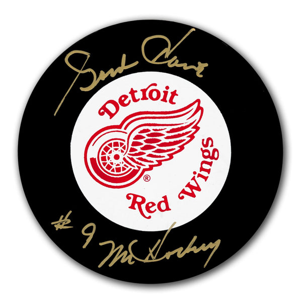 Authentic Gordie Howe Detroit Red Wings Mr. Hockey Autographed Puck - SportAuthentix