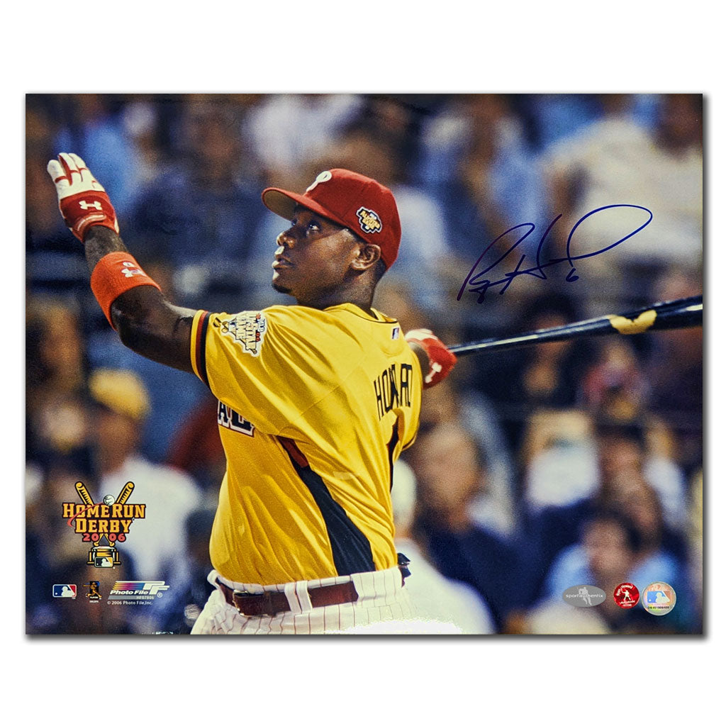 Ryan Howard 2006 Home Run Derby Philadelphia Phillies Autographed 16x20