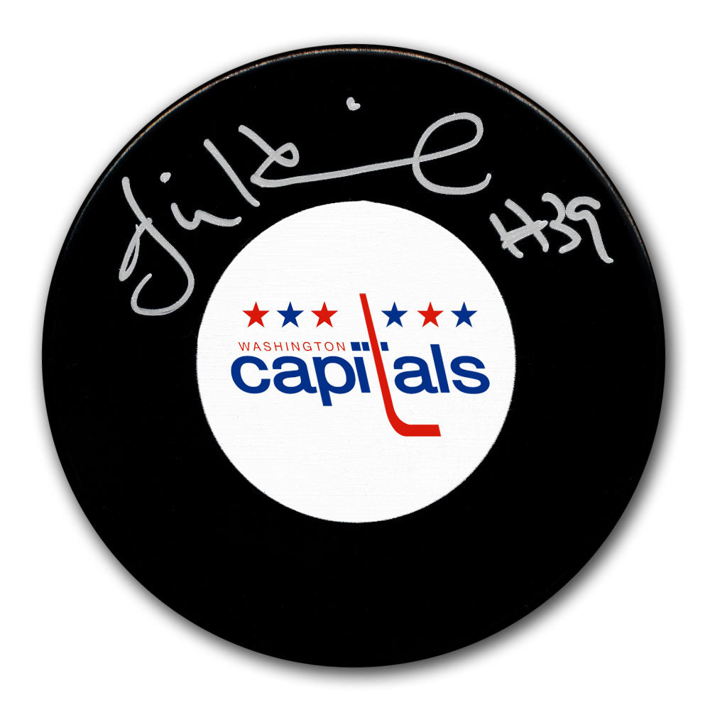 Rondelle autographiée par Jim Hrivnak des Capitals de Washington