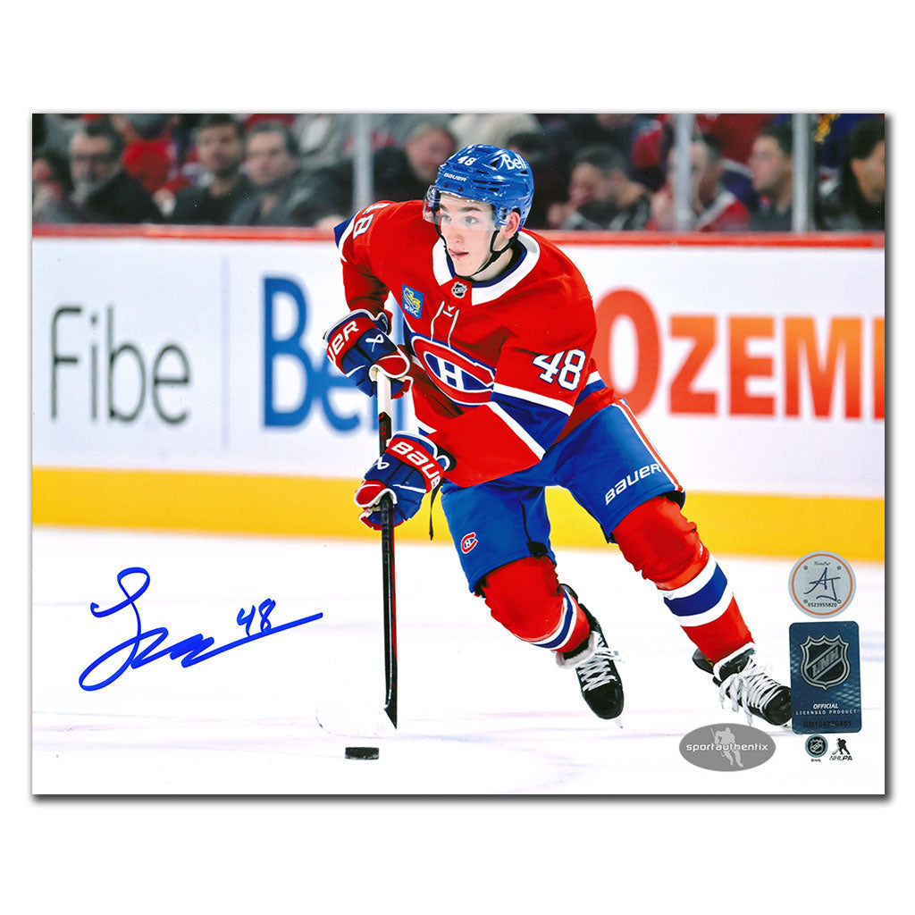 Lane Hutson Montreal Canadiens RUSH Autographed 8x10