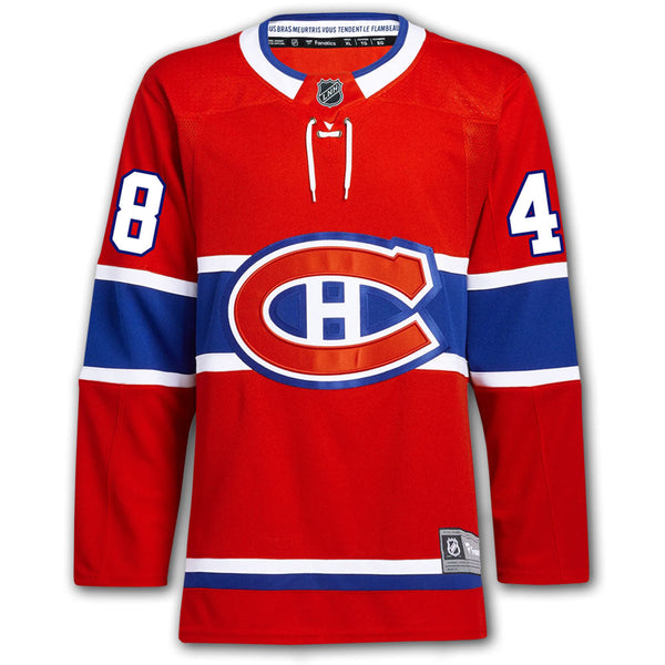 Lane Hutson Montreal Canadiens Fanatics Breakaway Autographed Jersey