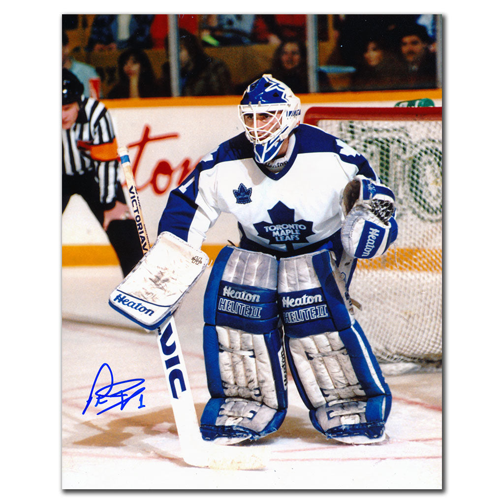 Peter Ing Toronto Maple Leafs ACTION Autographed 8x10
