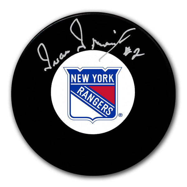 Authentic Ivan Irwin New York Rangers Autographed Puck - SportAuthentix