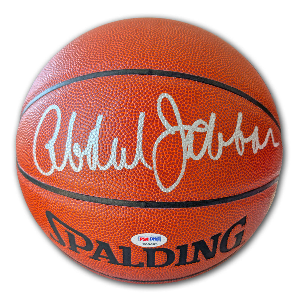 Kareem Abdul-Jabbar autographed Spalding NBA Official Basketball with PSA DNA authentication