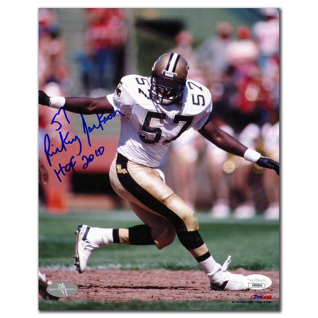 Rickey Jackson New Orleans Saints HOF Autographed 8x10 JSA COA