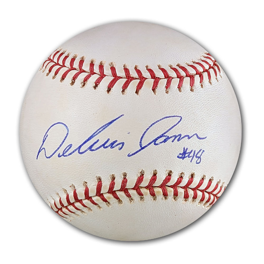 Delvin James dédicacé MLB officiel de la Ligue majeure de baseball
