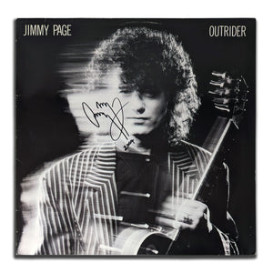 Jimmy Page Signed OUTRIDER Autographed Vinyl Album LP