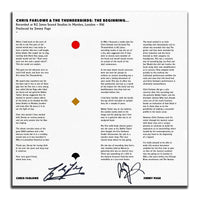 Jimmy Page Signed Chris Farlowe & The Thunderbirds THE BEGINNING Deluxe Edition Autographed Vinyl Album LP ACOA COA