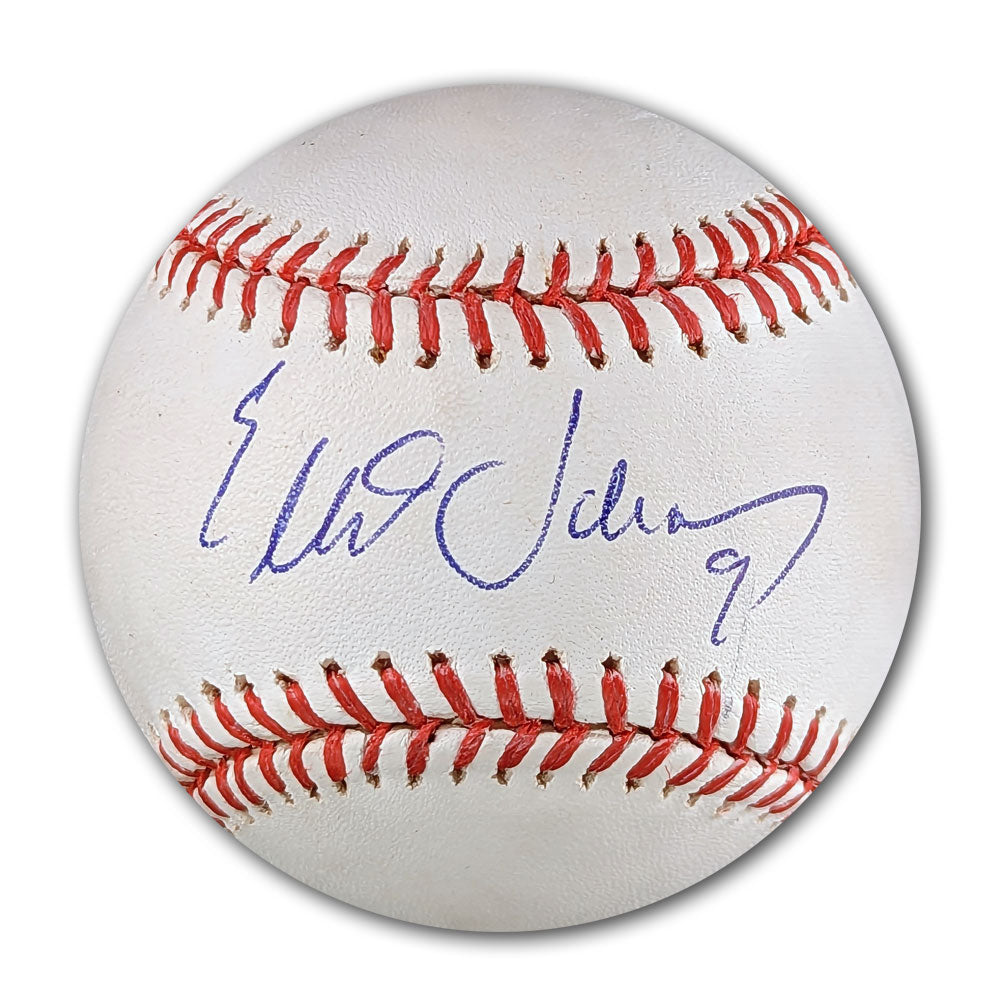 Elliot Johnson Autographed MLB Official Major League Baseball