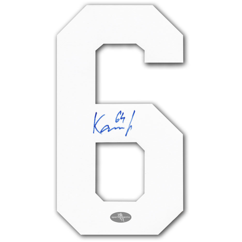 Numéro de maillot autographié des Maple Leafs de Toronto de David Kampf