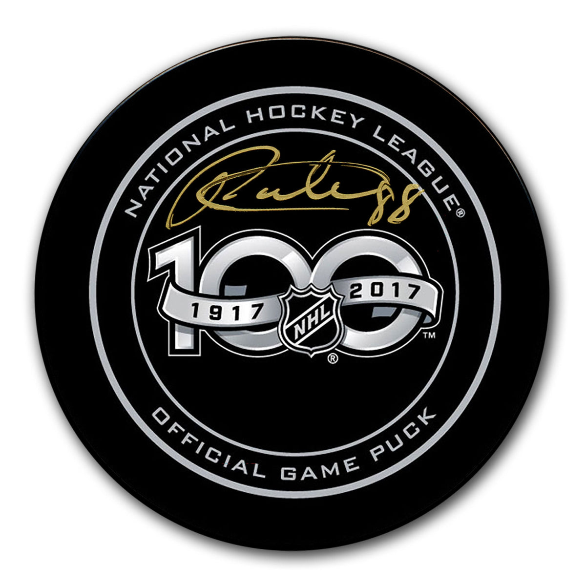 Patrick Kane NHL Top 100 Autographed Official Game Puck - Sport Authentix Inc