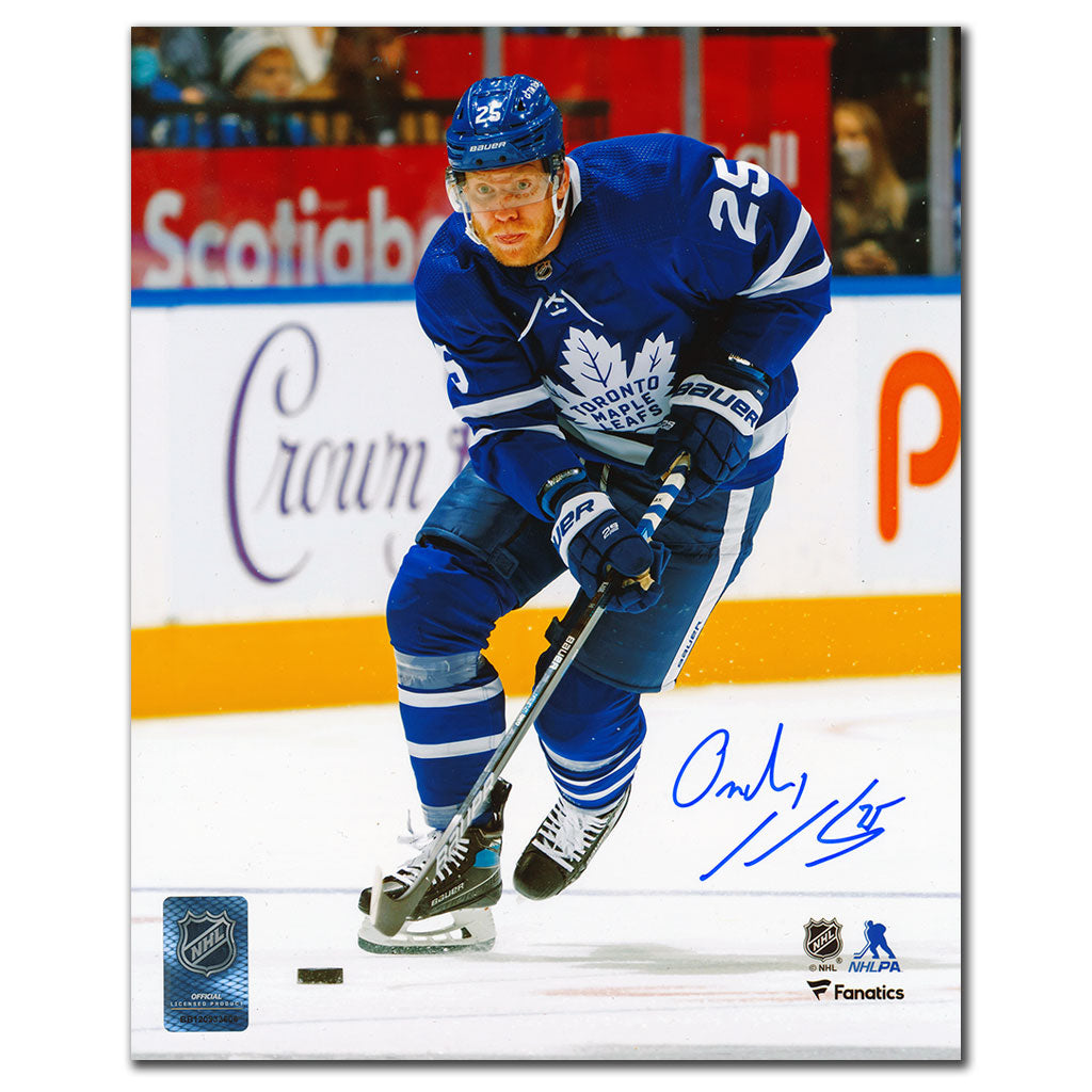 Ondrej Kase RUSH des Maple Leafs de Toronto dédicacé 8x10